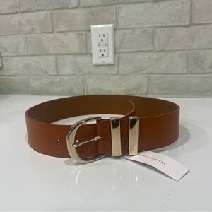 Anthropologie camel honey belt size extra small